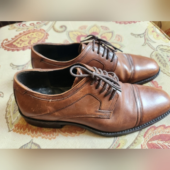 Johnston & Murphy Brown Leather Dress Shoes Size 7 - Picture 5 of 5